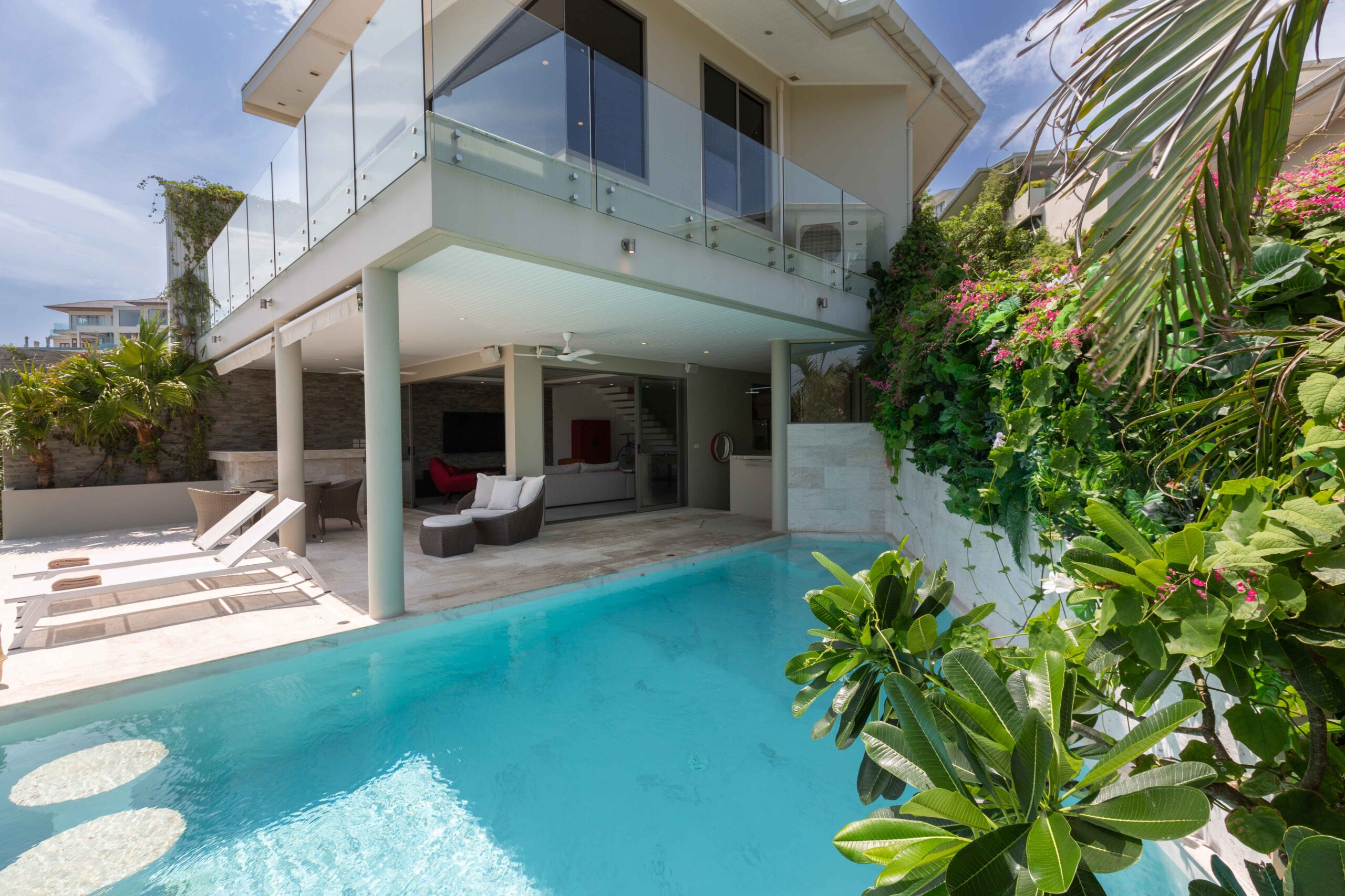 Pool and terrace at Lemon Twist House, Koh Samui